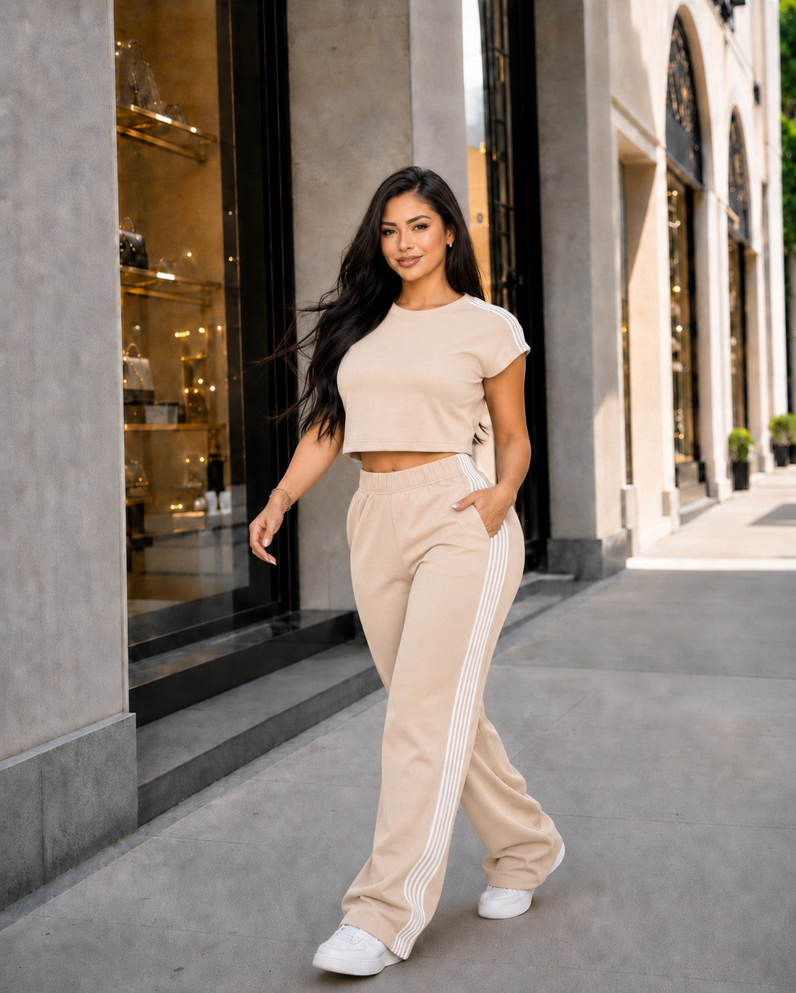 Pretty in Beige Two piece set