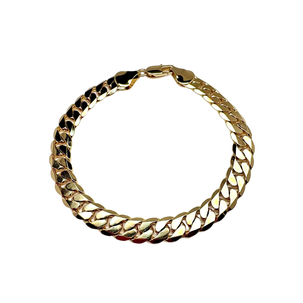 Classic Gold Cuban Link Bracelet