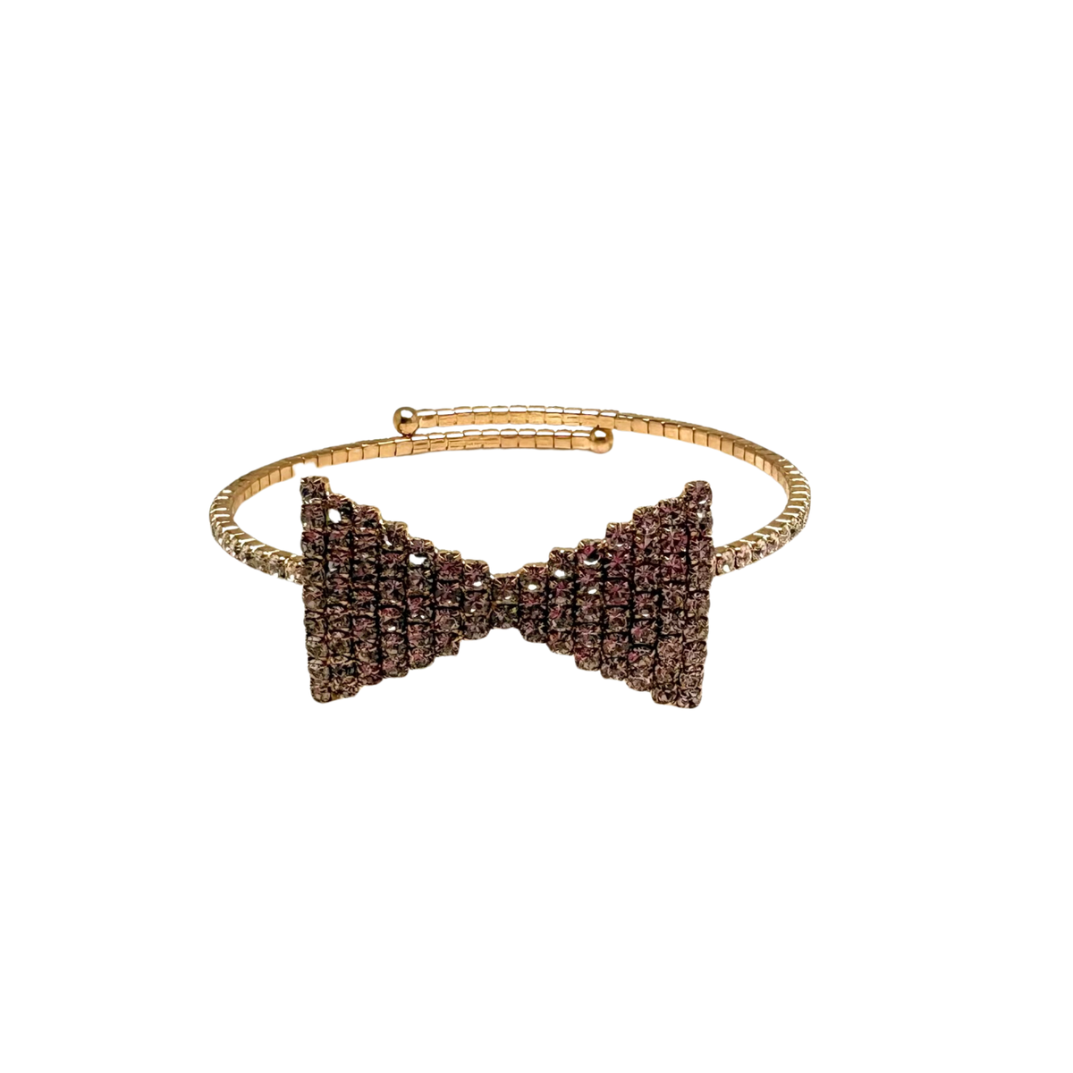 Diamond Bow Wrap Bracelet