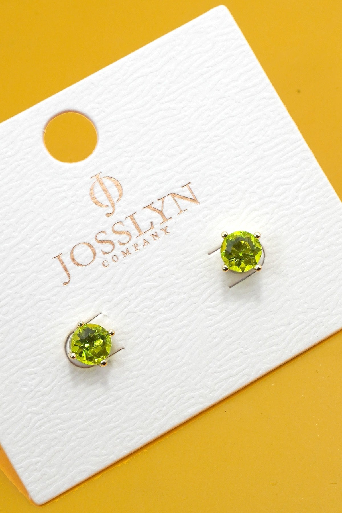 Pretty in Green Stud Earrings
