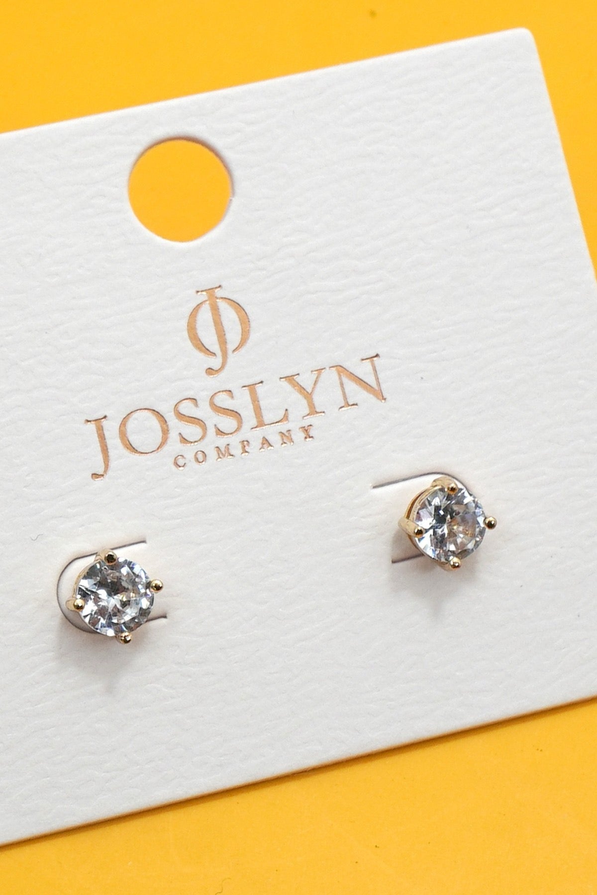 Pretty in Gold Stud Earrings